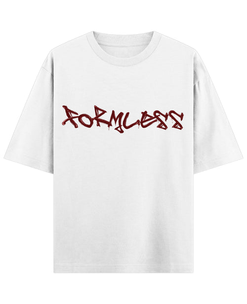 White Oversized T-shirt Front Design