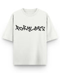 Off White Oversized T-shirt Front Design